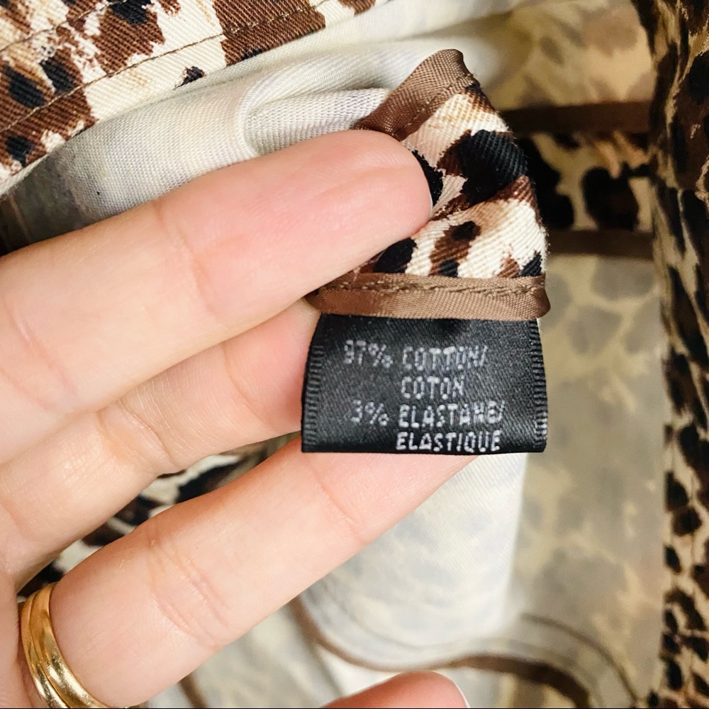 LaFayette 148 Leopard Animal Print Jacket - Picture 5 of 10